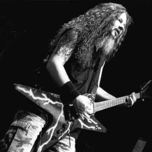 Dimebag performing at a show